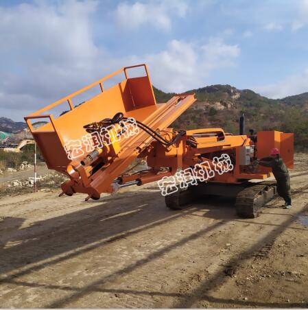 廠家可根據(jù)客戶要求定制輪式基坑護坡鉆機，履帶式錨固鉆機