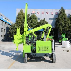 輪式護(hù)欄打樁機(jī)(小四輪打樁機(jī))
